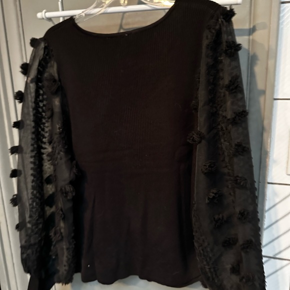 Beautiful black dressy top sz 4x NWT🦋 - Picture 4 of 5